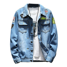 Load image into Gallery viewer, New Fashion Jeans Jacket Men