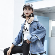 Load image into Gallery viewer, Vintage Jeans Jacket Women