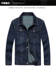 Load image into Gallery viewer, Basıc Jeans Jacket Men