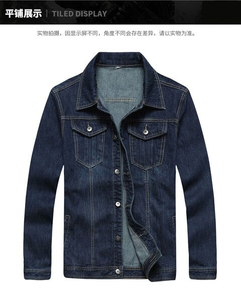 Basıc Jeans Jacket Men