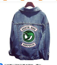 Load image into Gallery viewer, South Side Serpents Jeans Jacket Women