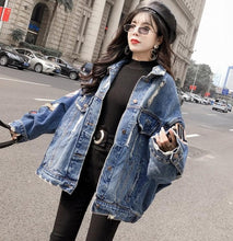 Load image into Gallery viewer, Cool&amp;Casual Jeans Jacket Women